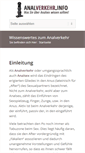 Mobile Screenshot of analverkehr.info